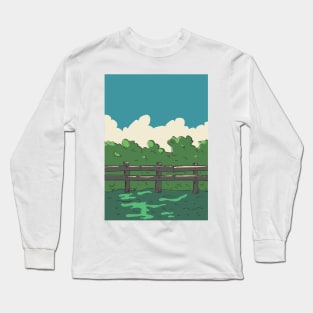 Woodland fence Long Sleeve T-Shirt